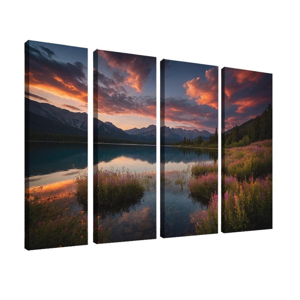 The Ethereal Glow Of Celestial Waters Oil Paintings Frame