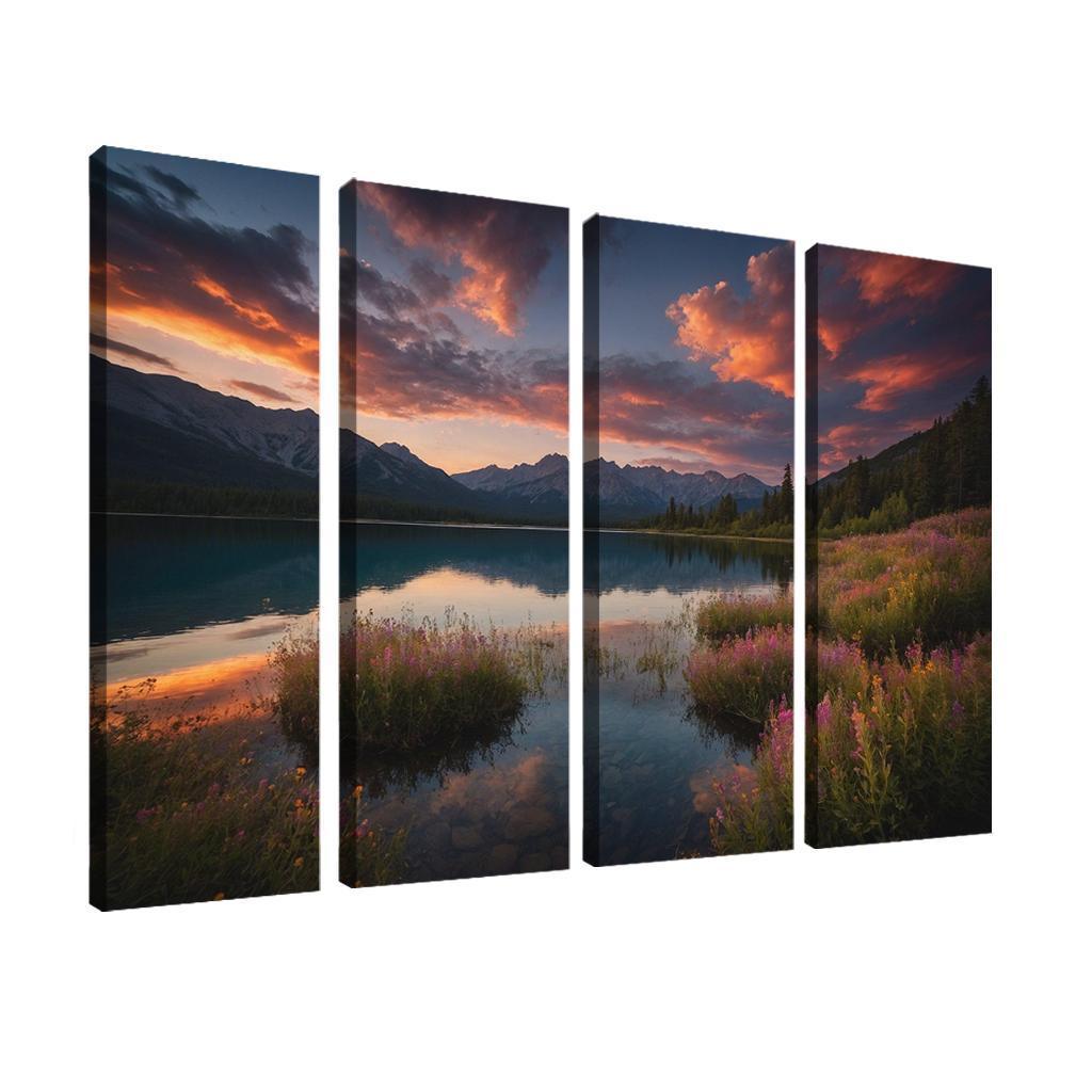 The Ethereal Glow Of Celestial Waters Oil Paintings Frame