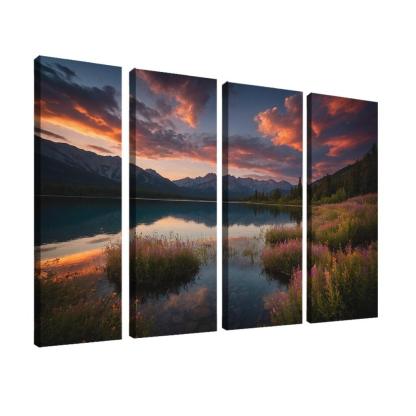 The Ethereal Glow Of Celestial Waters Oil Paintings Frame