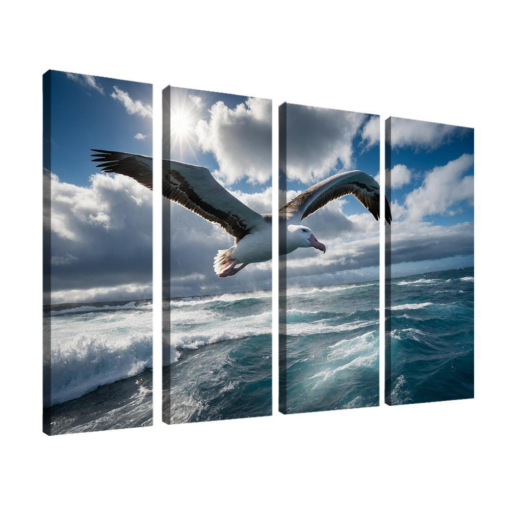 The Majestic Albatross Master Of The Winds Modern Paintings Frame