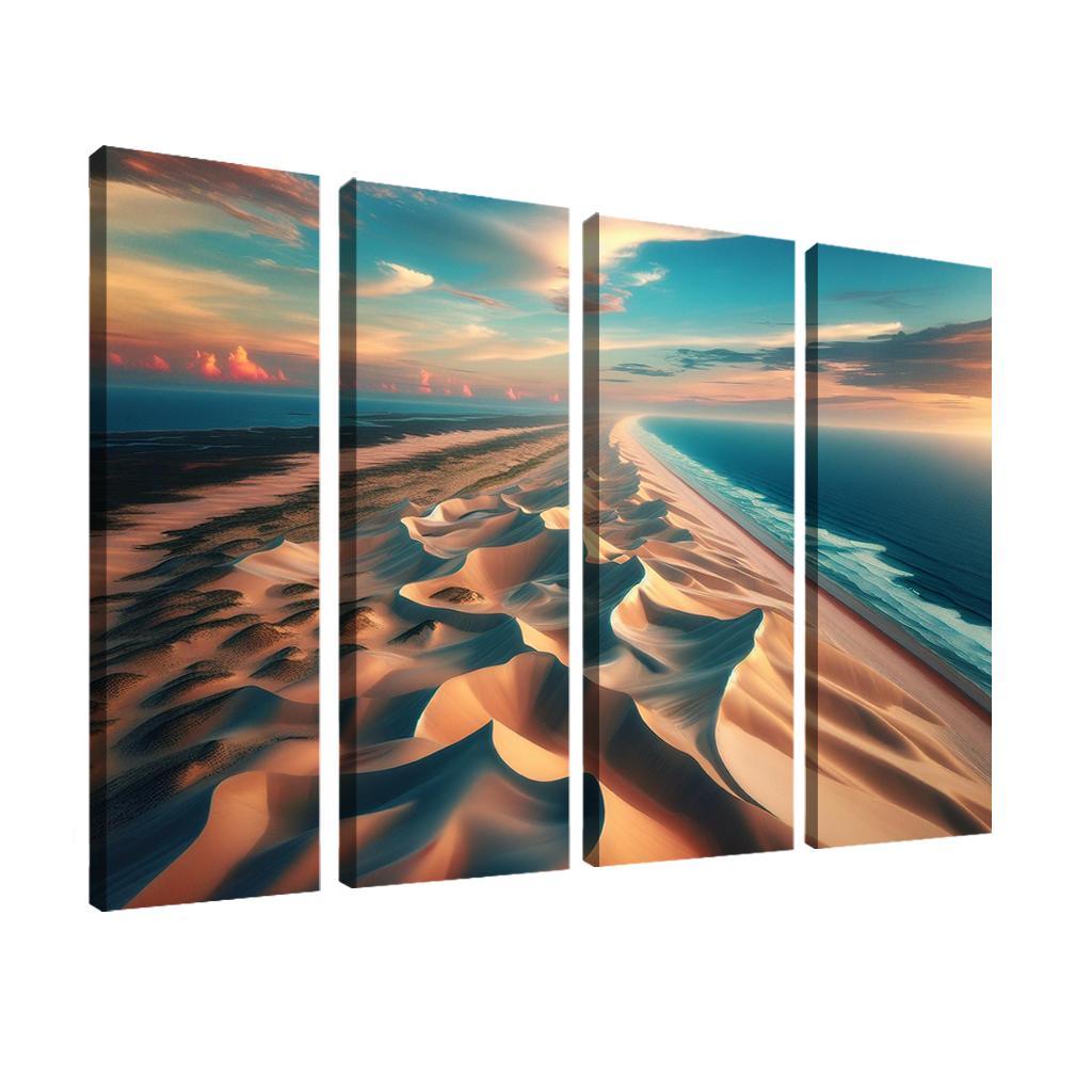 Sand Dunes Oasis Custom Paintings Frame