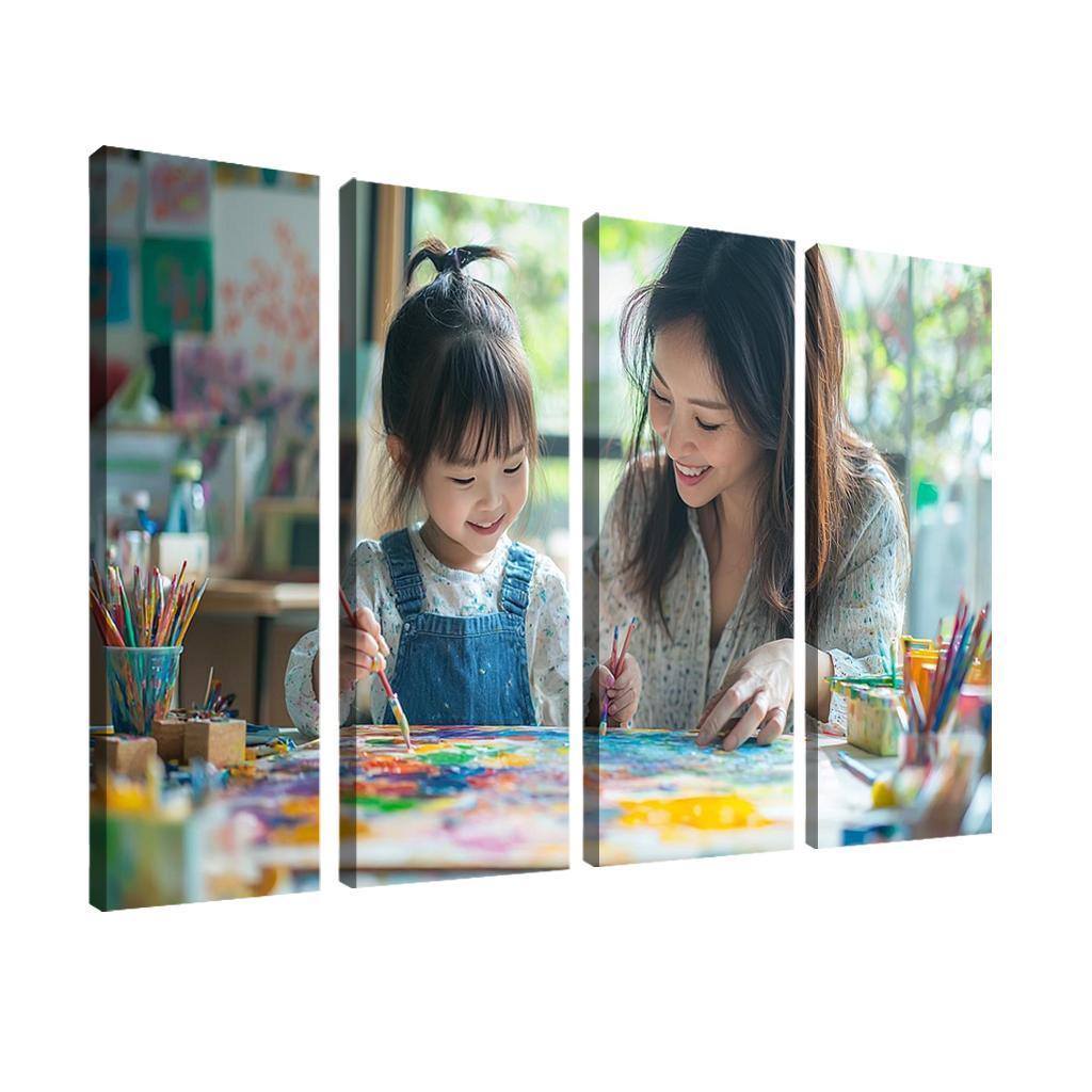 The Canvas Of Life A Mothers Creative Love One-piece Frames