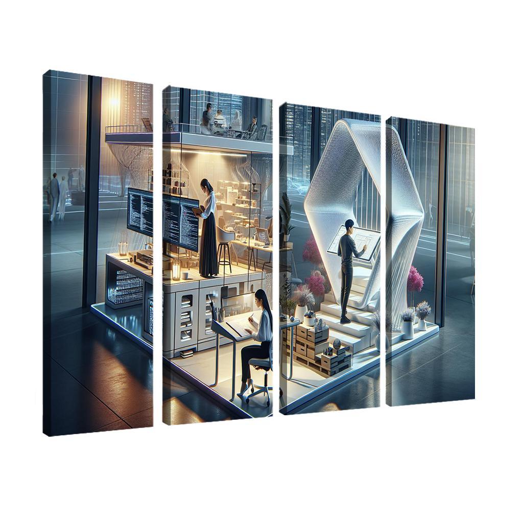 Responsive Environments Custom Paintings Frame