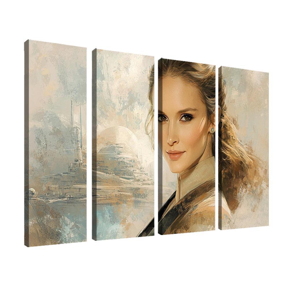 Natalie Portman From Padm To The Powerful Framed Paintings