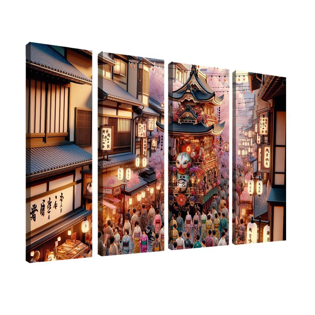 Gion Matsuri - Japan Modern Paintings Frame