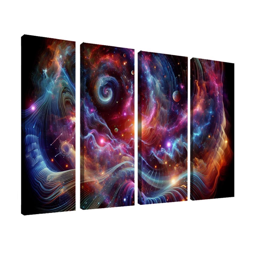 Celestial Interplay Of Frequencies Premium Artwork Frames