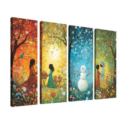 Seasons Of Love The Cycle Of Nurturing Custom Paintings Frame