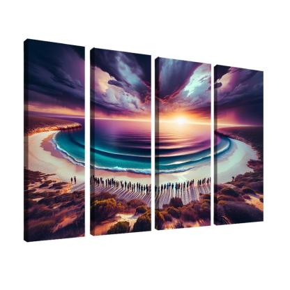 Whale Watch Vista Modern Paintings Frame