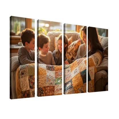 A Quilt Of Memories Stitched With Love Modern Paintings Frame