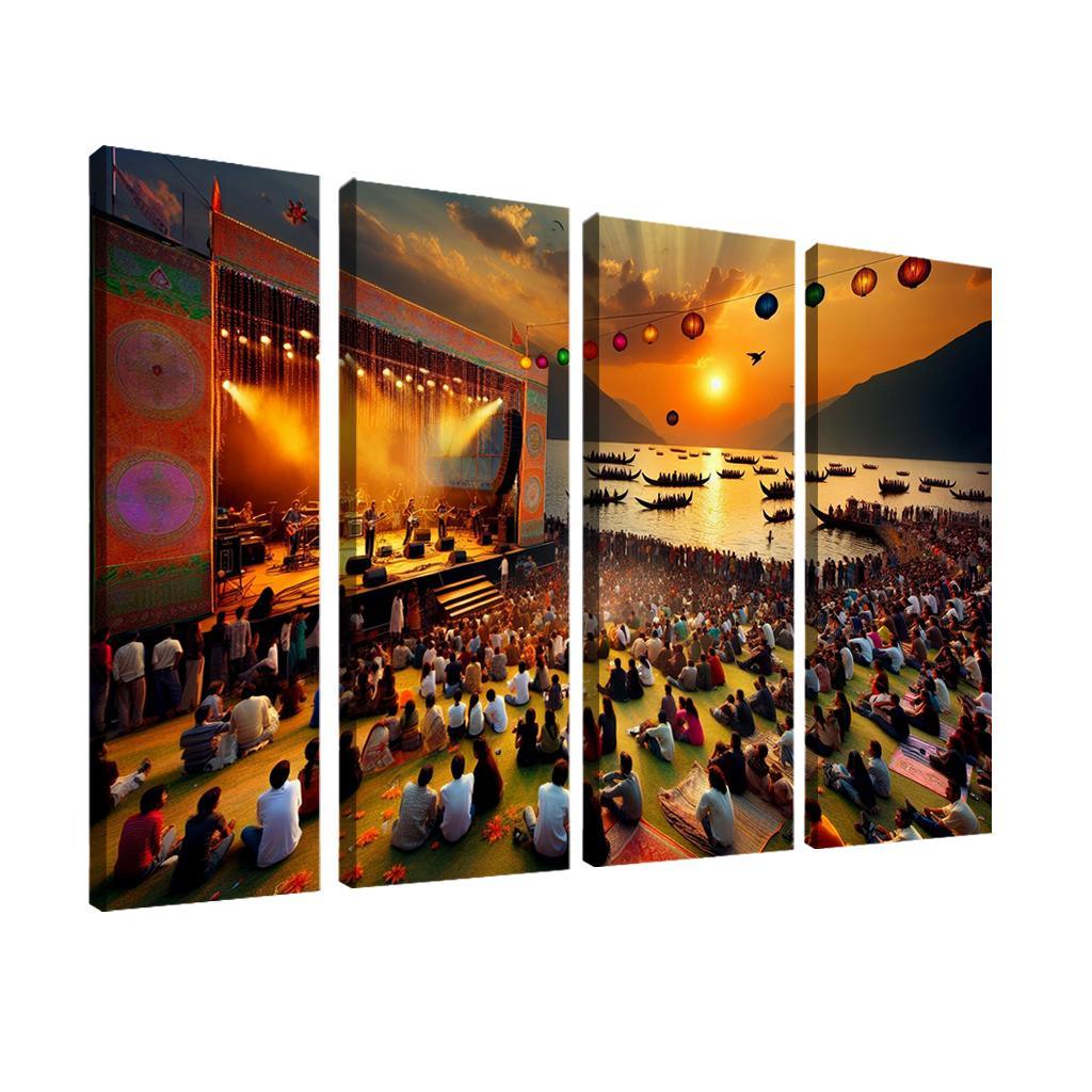 Montreux Jazz Festival - Switzerland Framed Paintings