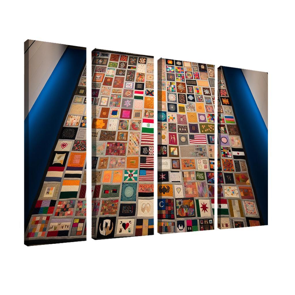 Stitching Together Lives The Impact Of Refugee Crises Custom Paintings Frame