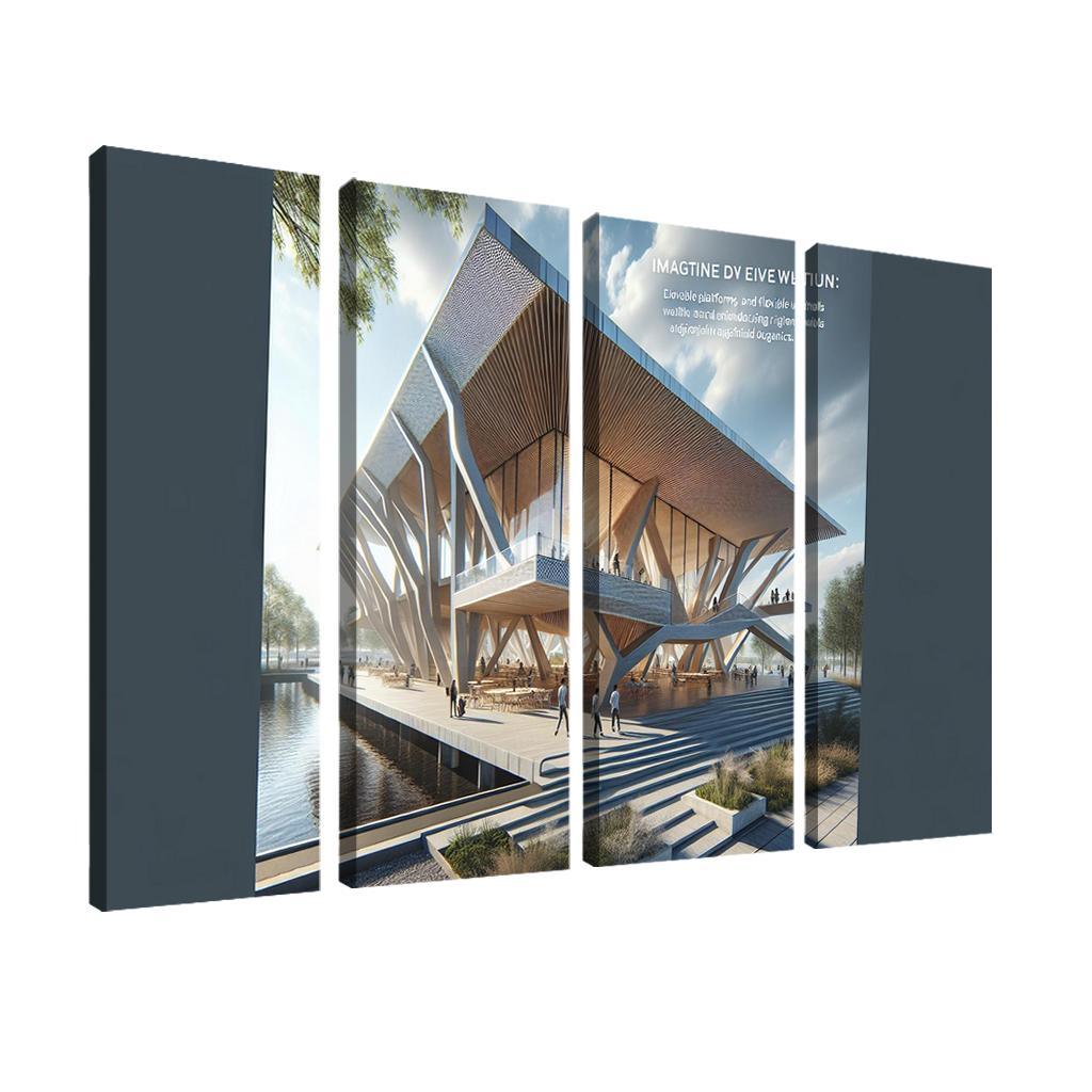 The Resilient Pavilion Custom Paintings Frame