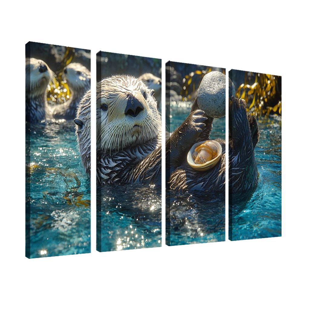 The Playful Sea Otter A Marine Acrobat Art Trends