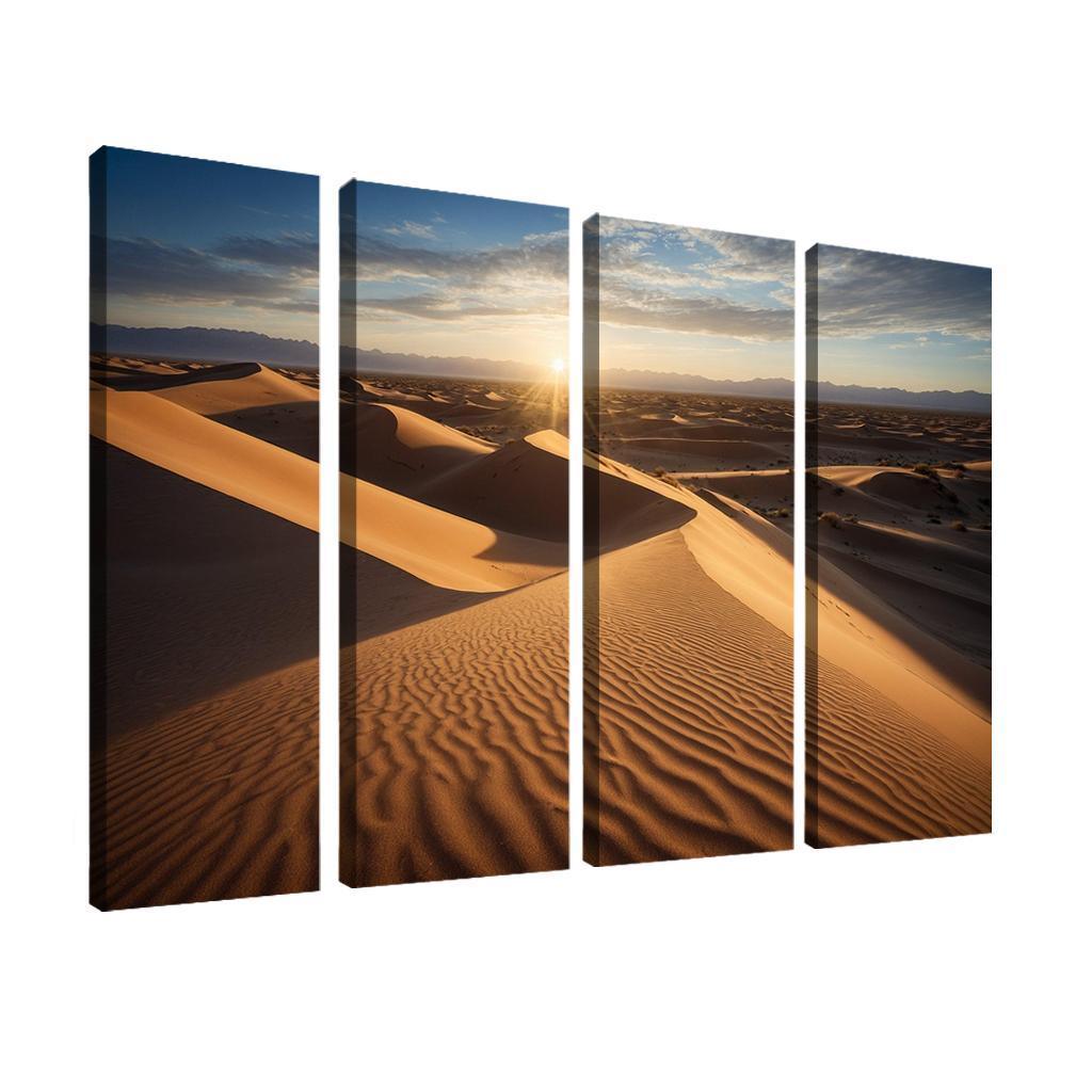 The Enigmatic Beauty Of Desert Landscapes Oil Paintings Frame