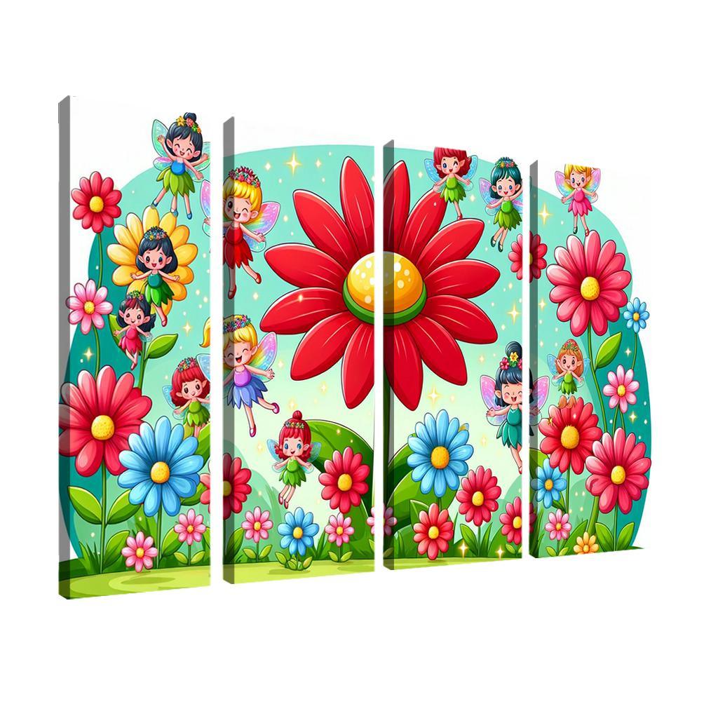 Whimsical Fairy Garden Premium Artwork Frames