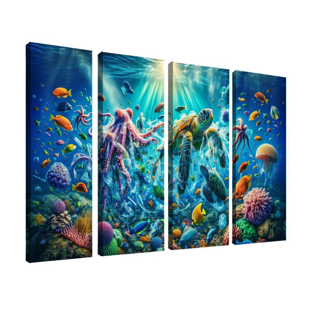 A Future Without Plastic Reimagining Waste Custom Paintings Frame