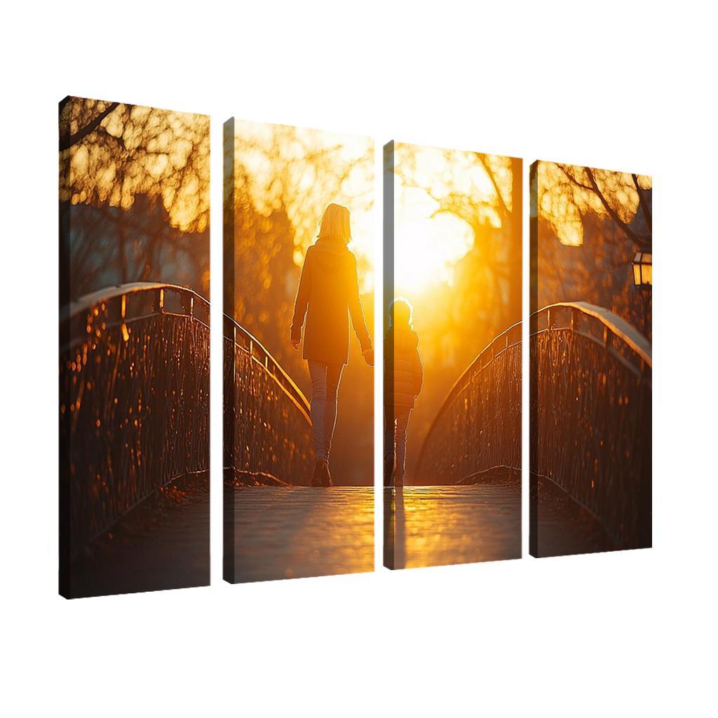 A Bridge Of Connection A Mothers Unbreakable Bond Custom Paintings Frame