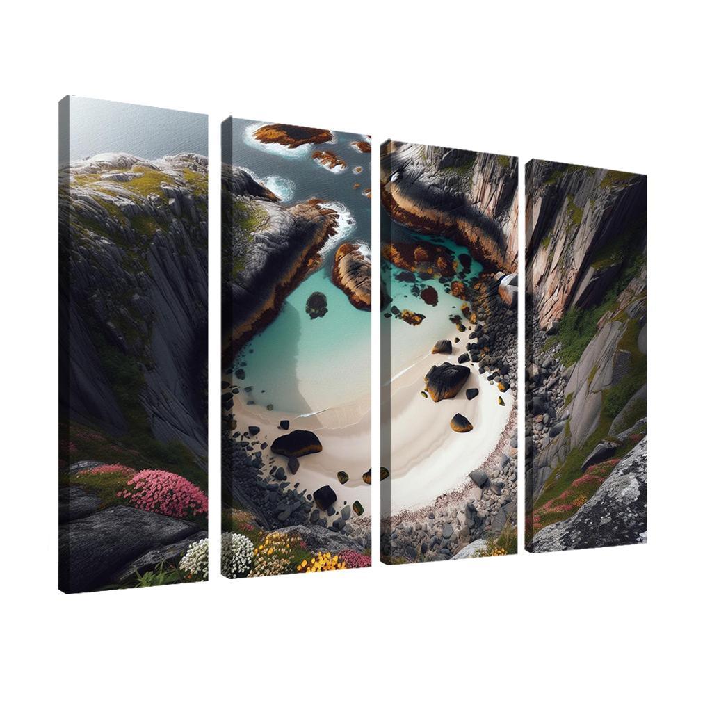 Hidden Gem Beach Premium Artwork Frames