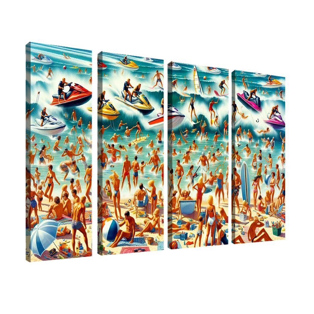 Adventure Cove Thrills On The Water Abstract Paintings Frame