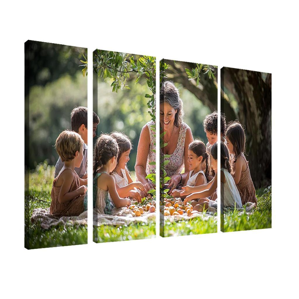 Branches Of Love A Mothers Family Tree Canvas Paintings Frame