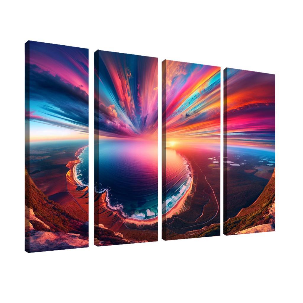 Azure Point Scenic Lookout Spot Custom Paintings Frame