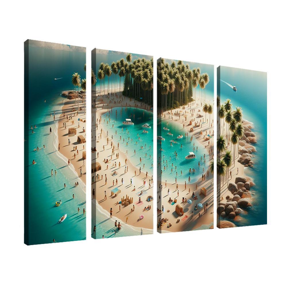 Crystal Waters Oasis Modern Paintings Frame