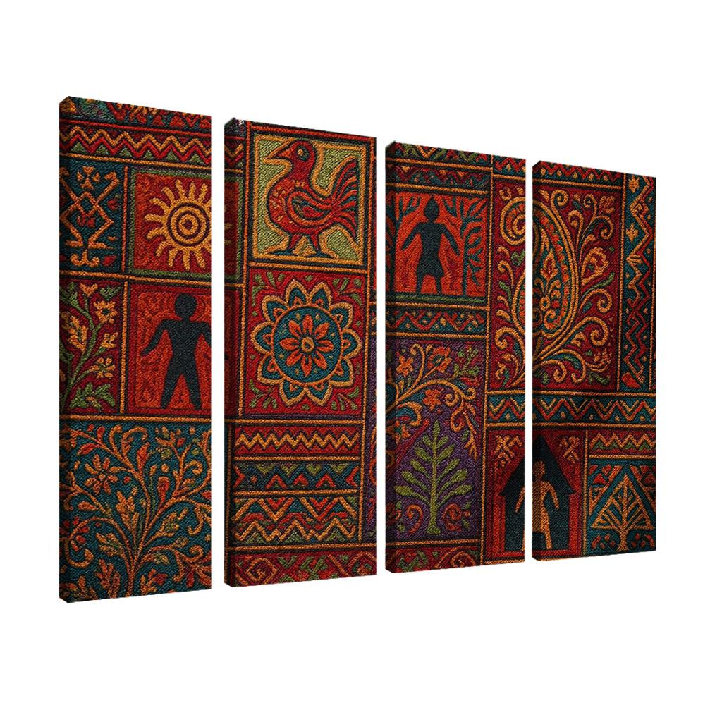Threads Of Heritage Celebrating Cultural Preservation Through Art Premium Artwork Frames