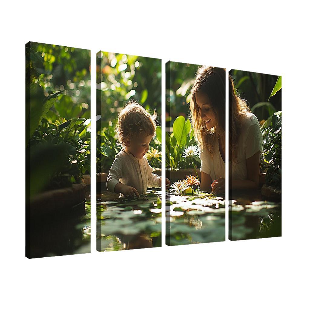 Reflections Of Love A Mothers Wisdom In Nature Canvas Paintings Frame