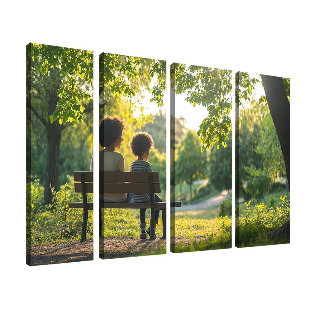 Embracing Change A Mothers Strength In Transition Canvas Paintings Frame