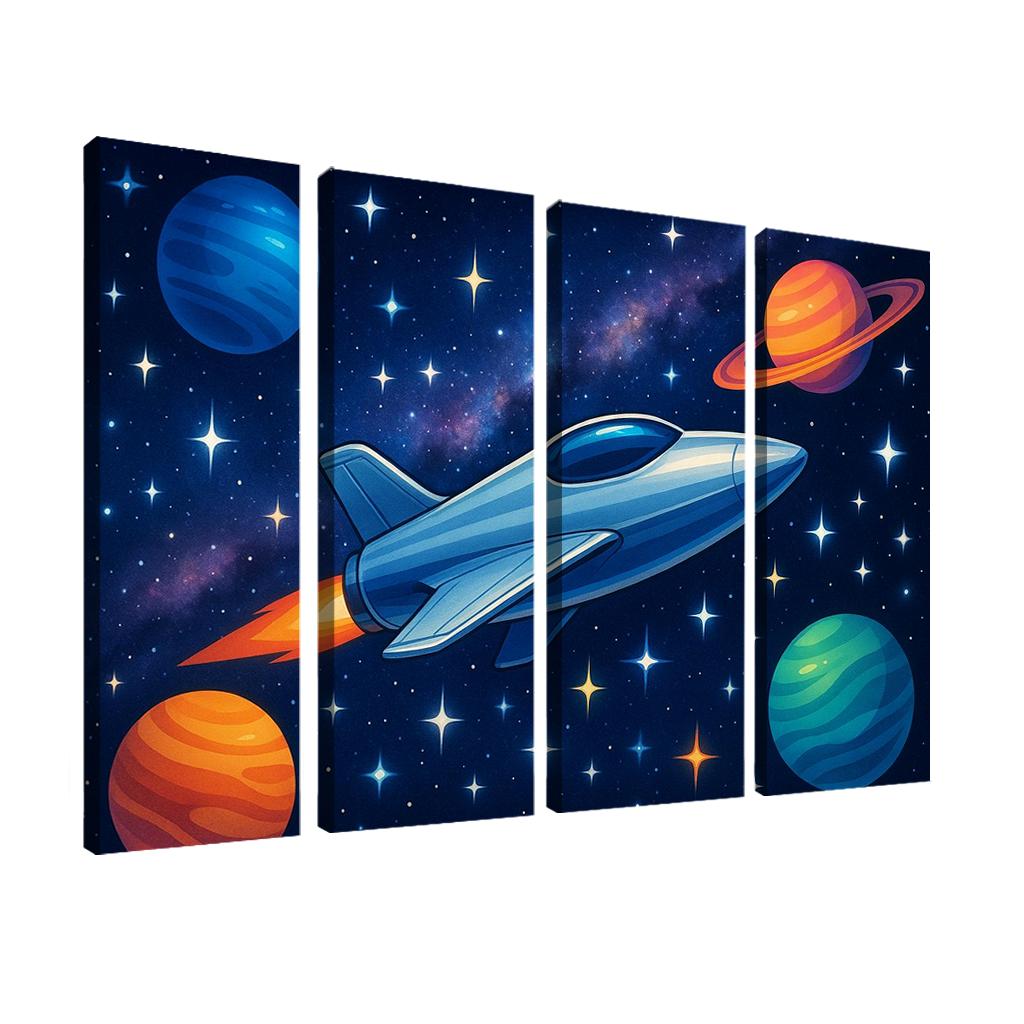 Galactic Space Voyager Premium Artwork Frames