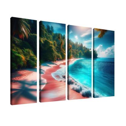 Hidden Oasis Tranquil Waters And Lush Landscapes Premium Artwork Frames
