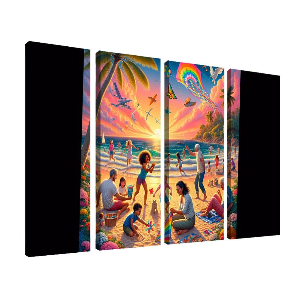 Sunset Sands The Perfect Family Retreat Custom Paintings Frame