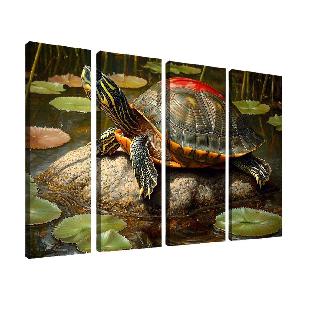 The Majestic Red-eared Slider The Freshwater Delight Art Trends