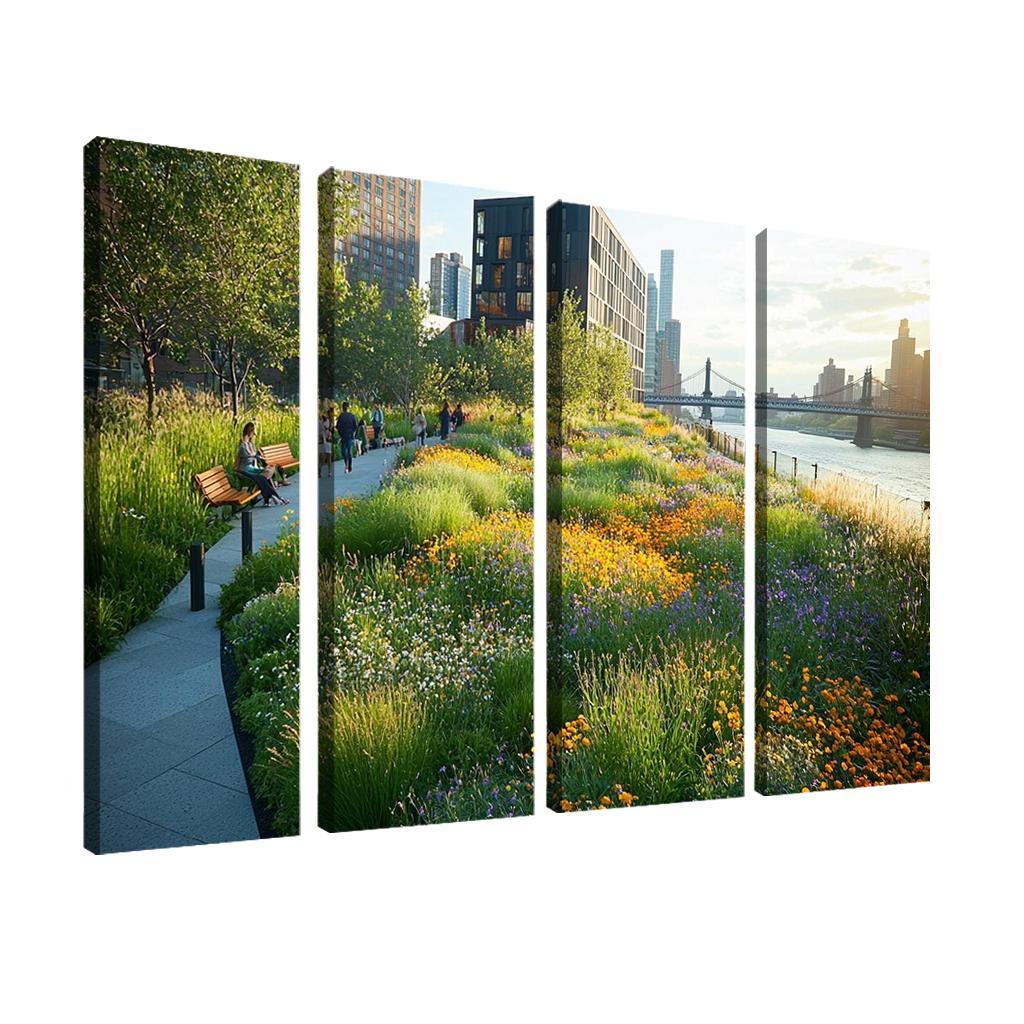 The High Line Abstract Paintings Frame
