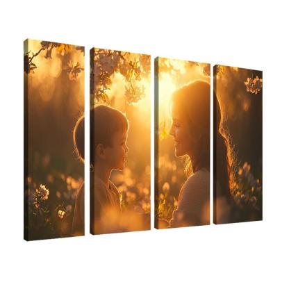 Heartstrings Of Connection A Mothers Unyielding Support Canvas Paintings Frame