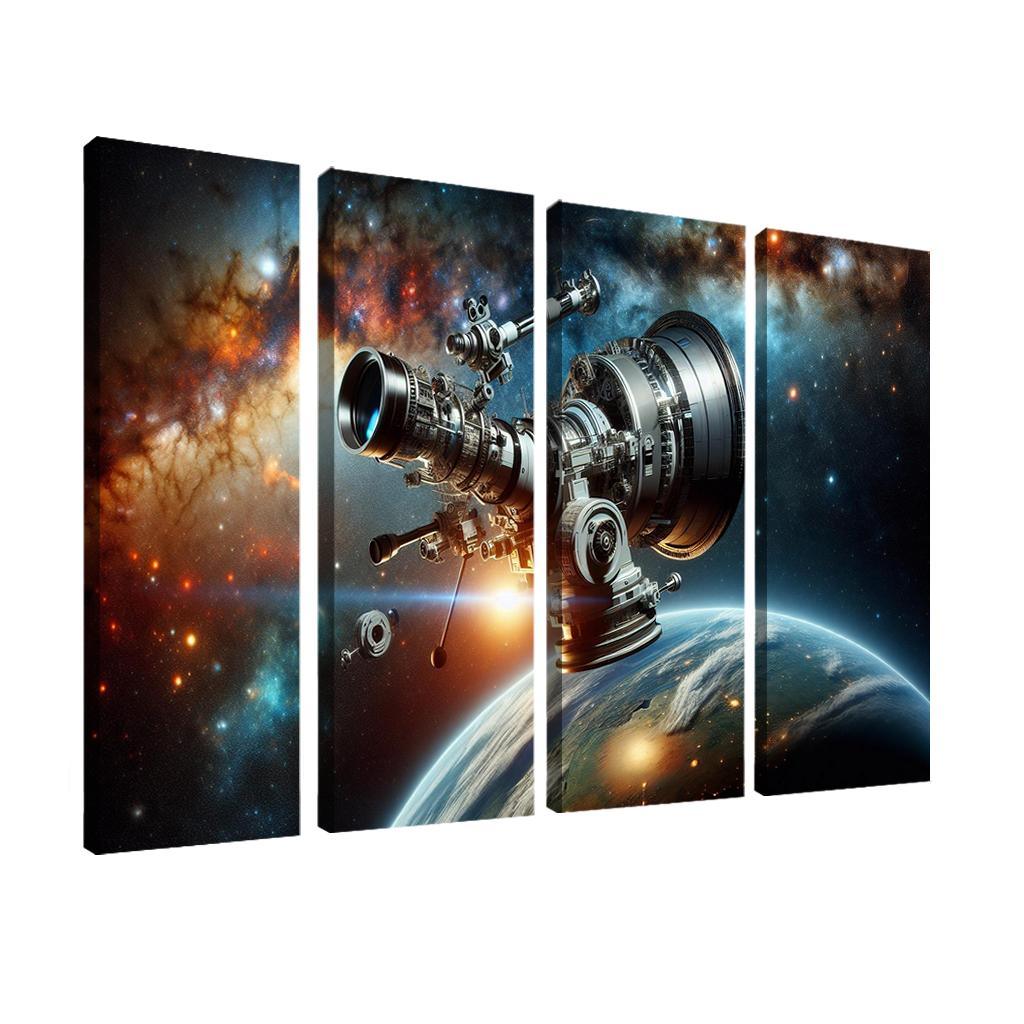 The Wonders Of Space Telescopes Abstract Paintings Frame