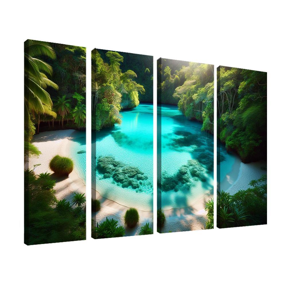 Lagoon Of Dreams Modern Paintings Frame