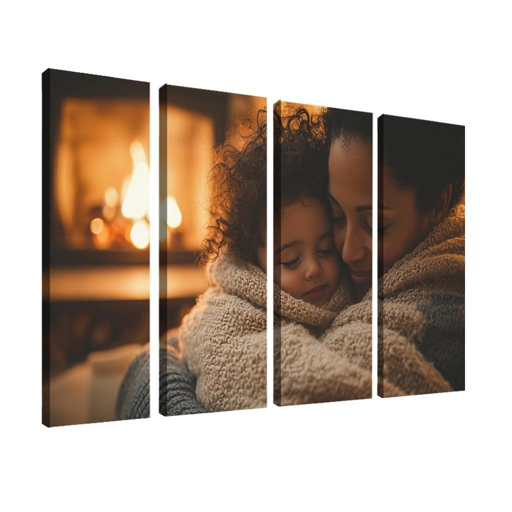 Cocooned In Love A Mothers Warmth Custom Paintings Frame