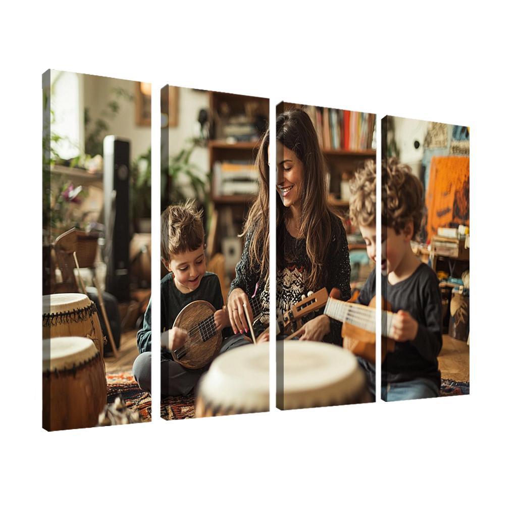A Symphony Of Love A Mothers Melodies Canvas Paintings Frame