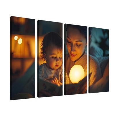 Moments Of Tenderness A Mothers Loving Touch Canvas Paintings Frame