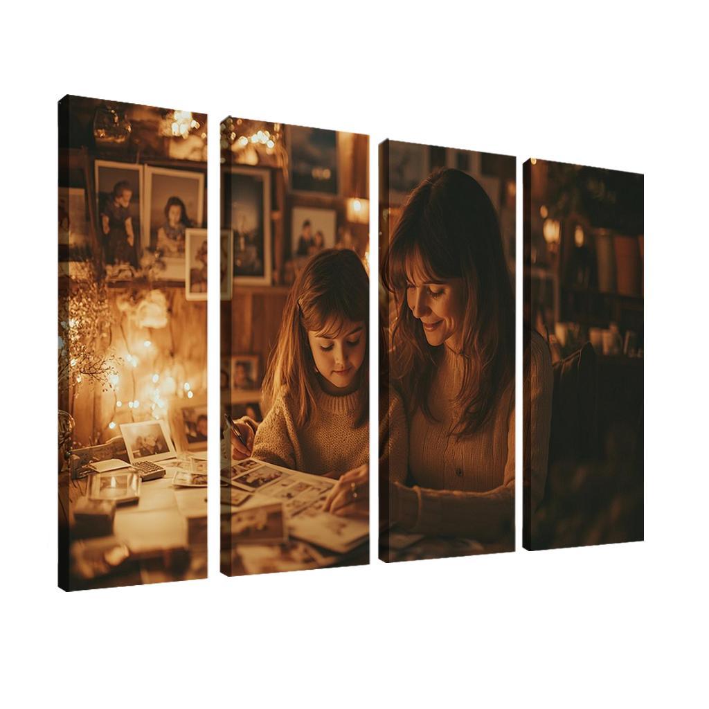 A Time To Remember Celebrating Motherhood Canvas Paintings Frame