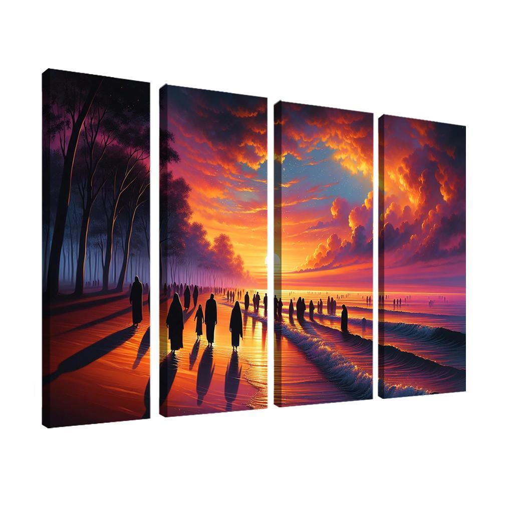 Sunrise Bay Early Morning Magic Multi-panel Paintings