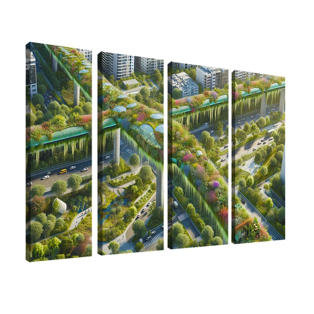 Ecoducts Nature's Pathways Custom Paintings Frame