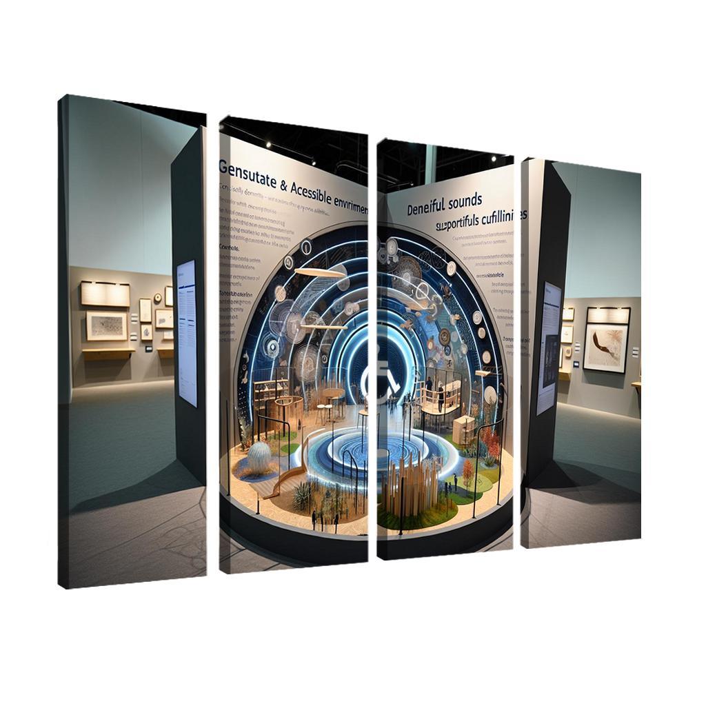 Breaking Barriers Advocacy For Accessibility And Inclusion Multi-panel Paintings