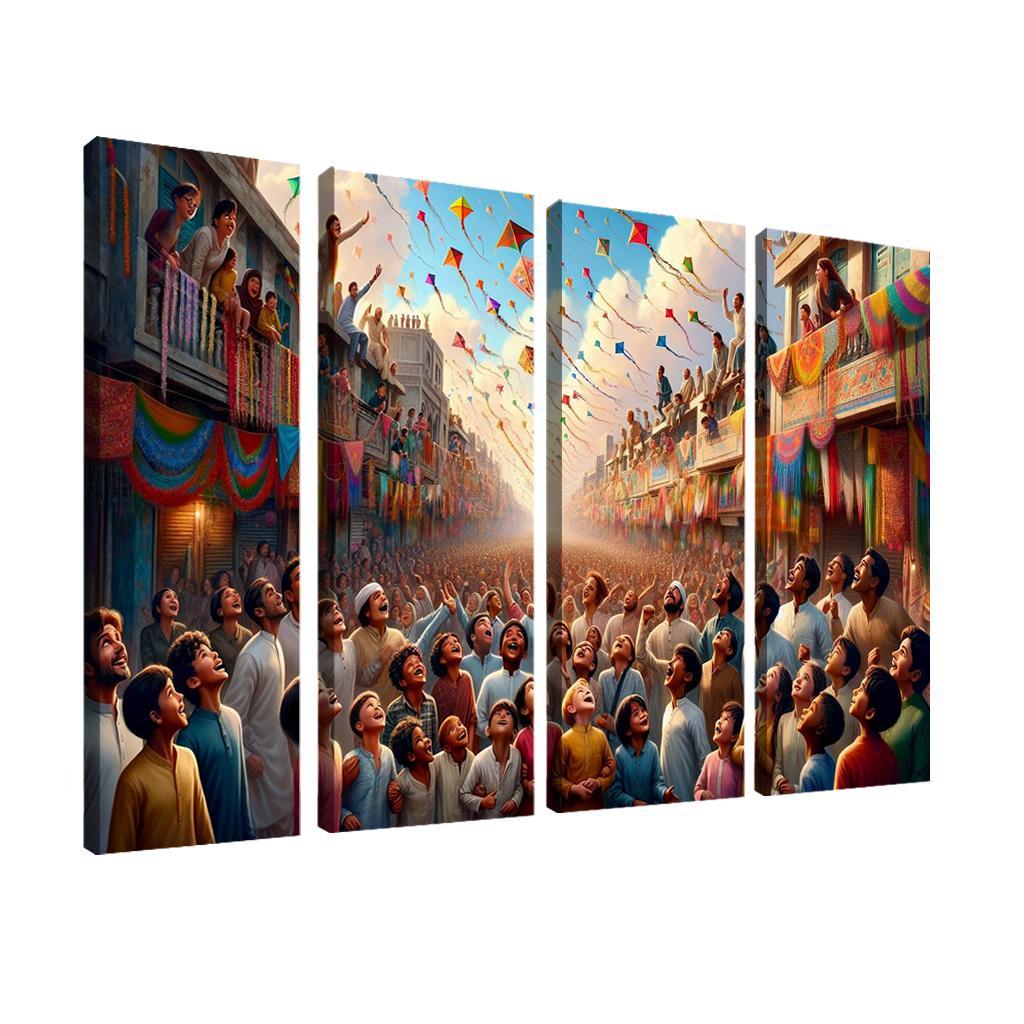 International Kite Festival - India Modern Paintings Frame