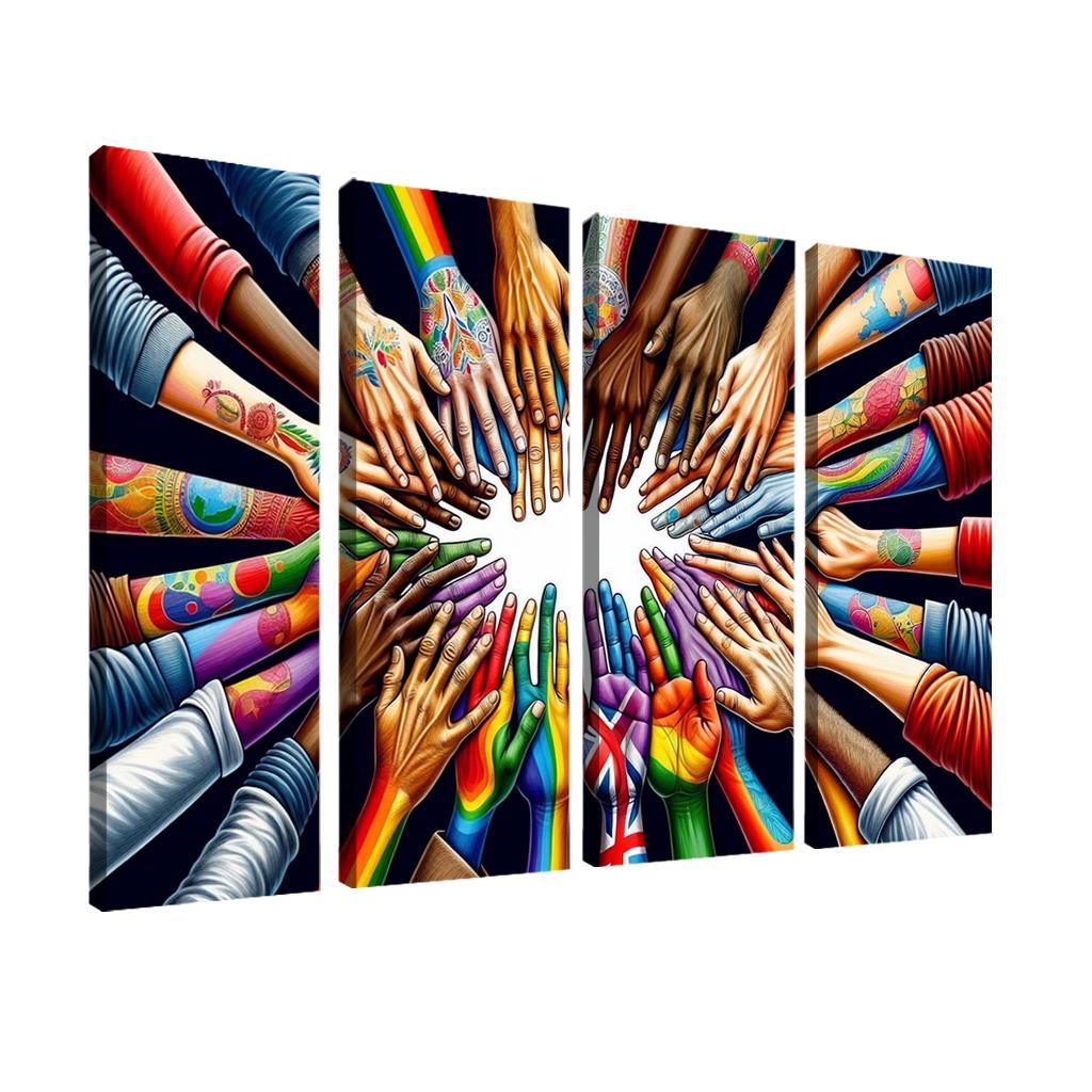 Art For Peace A Global Call To Action Custom Paintings Frame