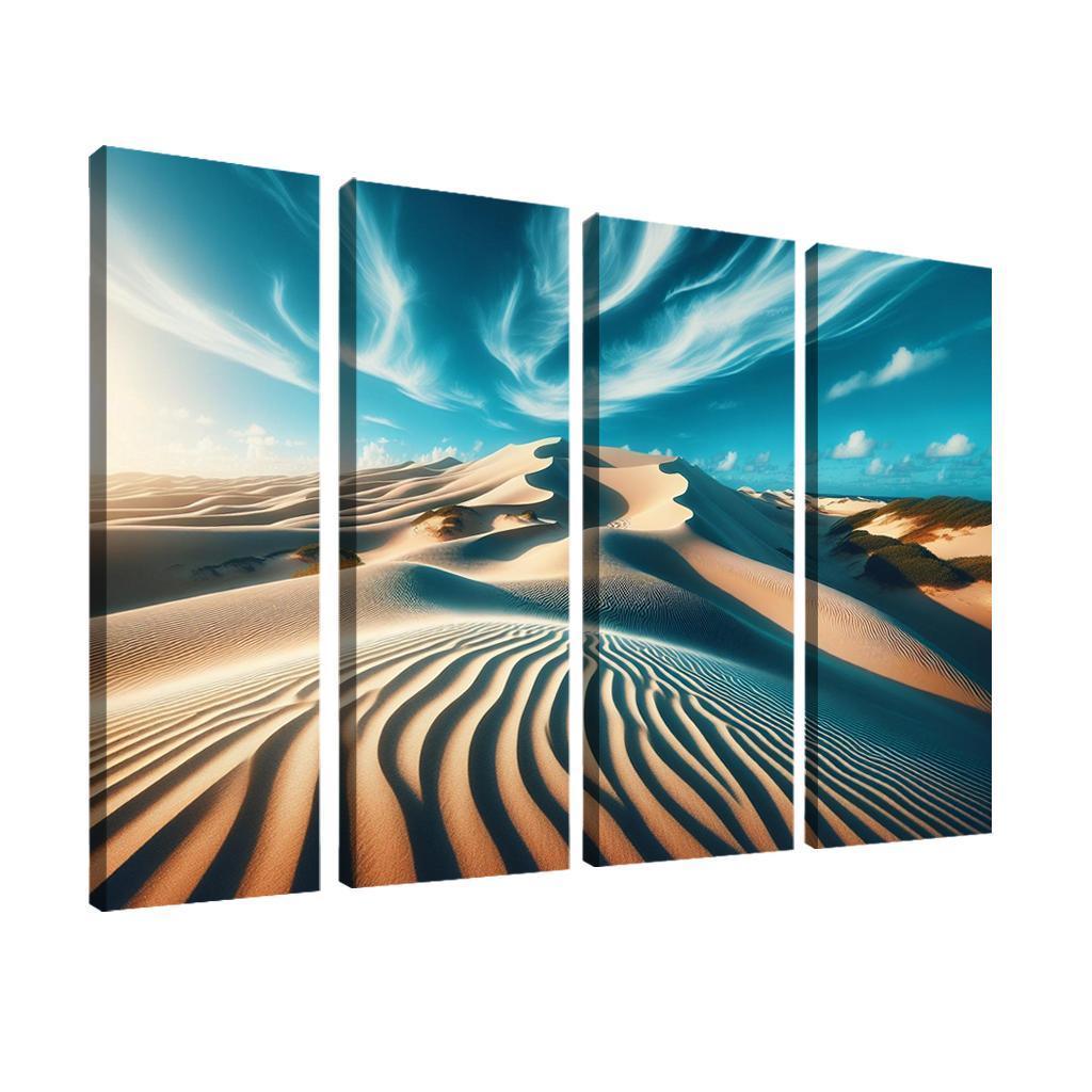 Sunlit Dunes Windswept Beauty Multi-panel Paintings