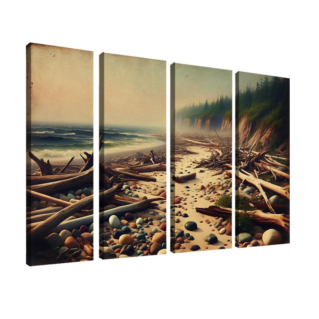 Rustic Cove Rustic Charm By The Sea Abstract Paintings Frame