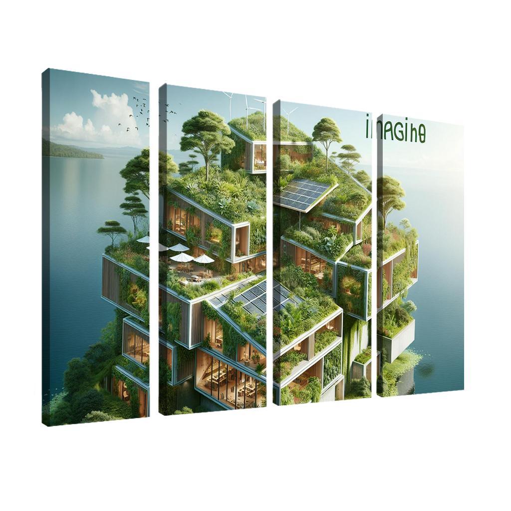 Symbiotic Architecture Custom Paintings Frame