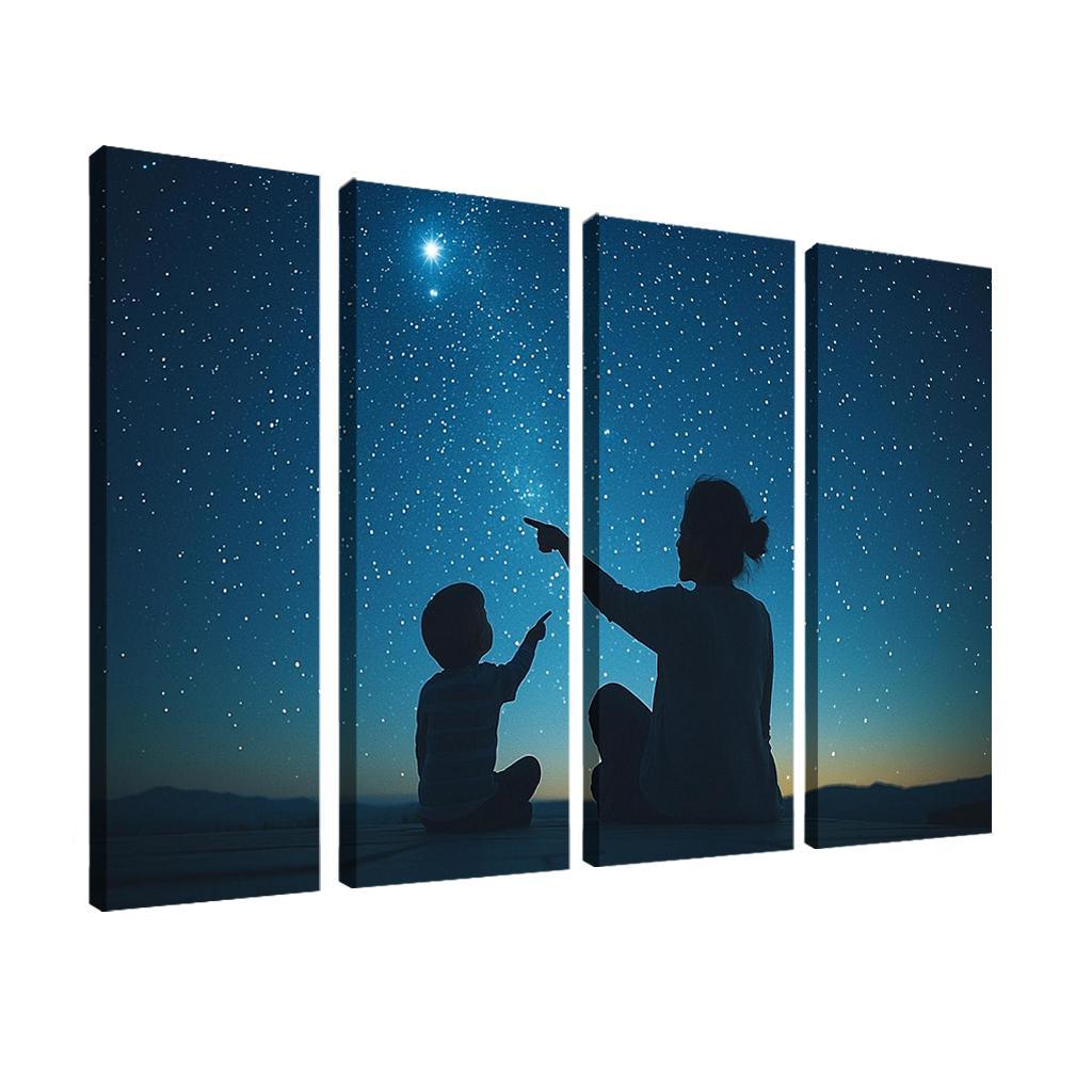 Guiding Stars Lessons In The Night Custom Paintings Frame